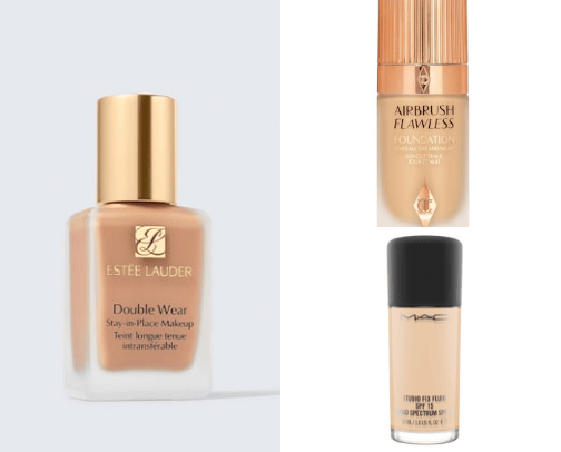 Foundation for oily and combo skin cover photo collage