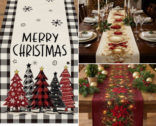 🍽️ Christmas Table Decor cover photo collage