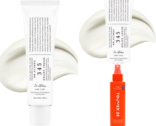 Skincare cover photo collage