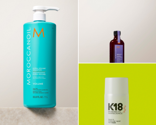 hair care cover photo collage