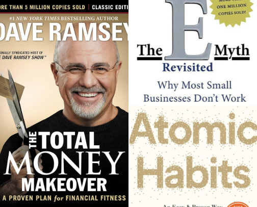 Books That Built My CEO Mindset cover photo collage