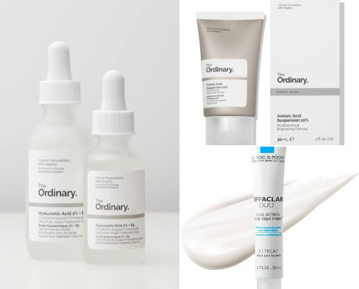 The secret of a clean and radiant face cover photo collage