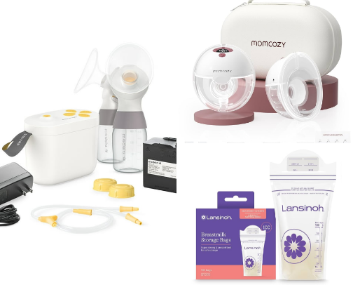 All the pumping items you need to be successful! cover photo collage
