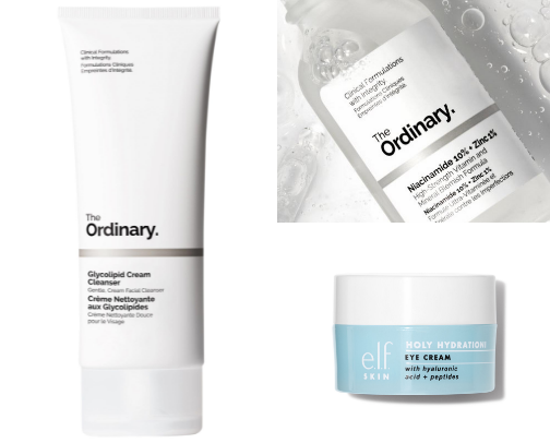 Skincare product for best skin cover photo collage