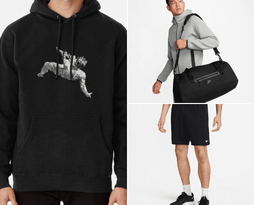 Gym Outfit cover photo collage