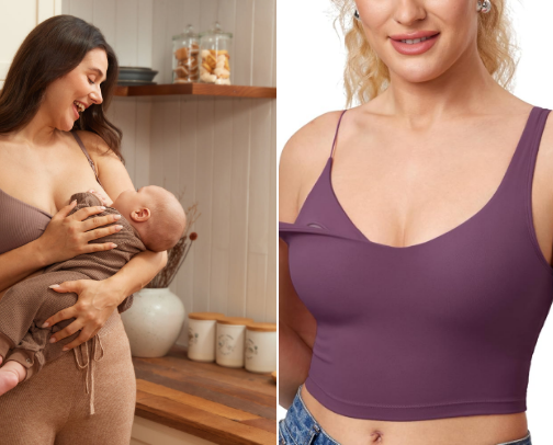Momanda | Nursing bras & more made for comfort & beauty cover photo collage