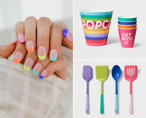 Colorful things I love cover photo collage