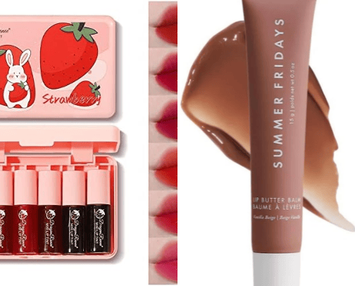 Makeup and hair cover photo collage