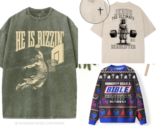 Best Christian T-Shirts, Hoodies & Faith Merch 2025 cover photo collage