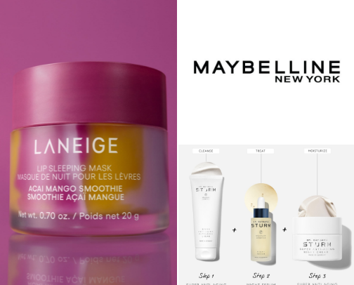 makeup & skincare routine ✨ cover photo collage