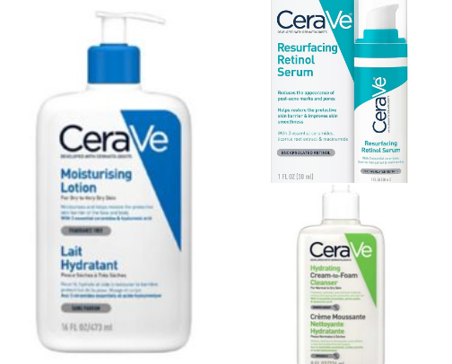 Acne prone skincare Skincare cover photo collage