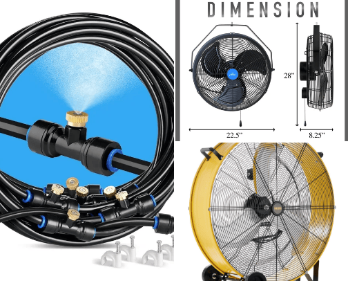 Cooling Items cover photo collage