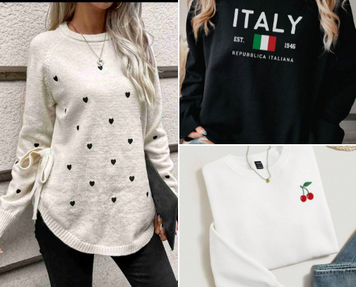 Sweaters for the weather! cover photo collage