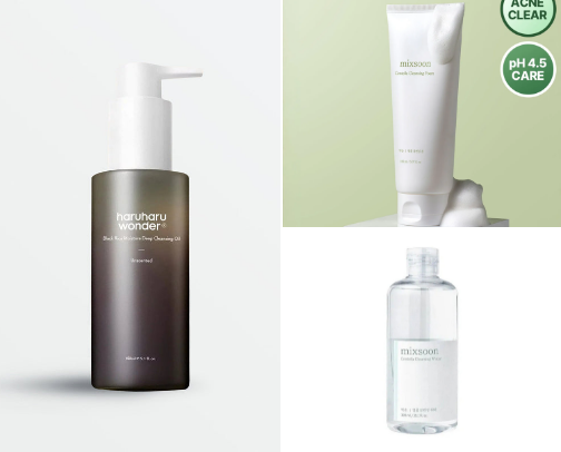 K Beauty Skincare for acne prone skin and acne scars cover photo collage