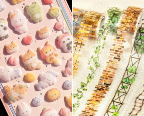Journal Decorating Ideas and Accessories cover photo collage