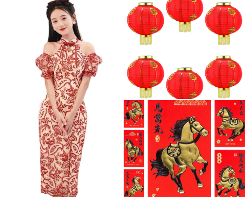 Chinese New Year Essentials for a Prosperous Start cover photo collage