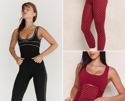 Workout / athleisure cover photo collage