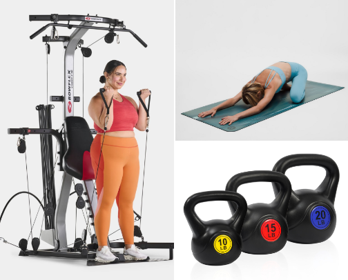 Fitness Items for Now and Beyond cover photo collage