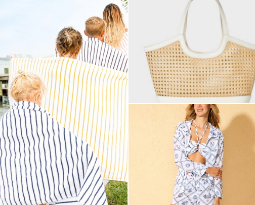 My beach essentials cover photo collage