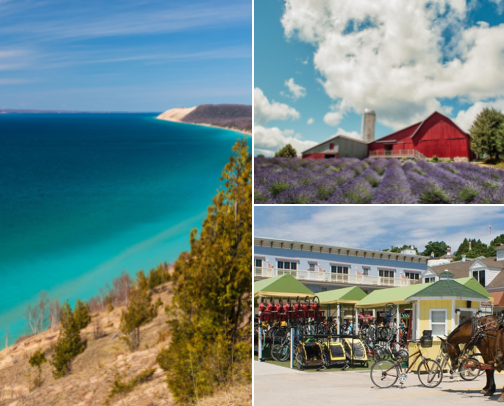 An epic Michigan road trip cover photo collage