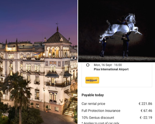 “The iconic Spanish Lipizzan horses — everything you need to know to witness them up close.” cover photo collage