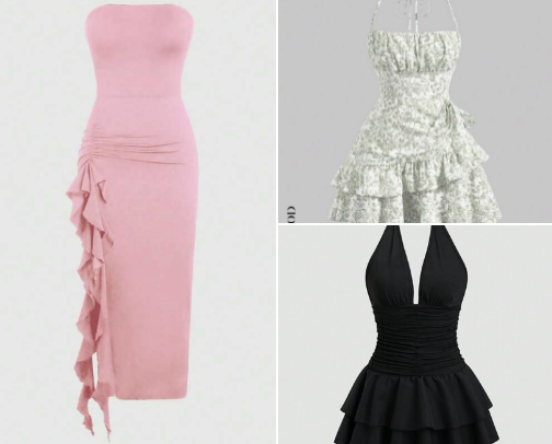 SHEIN dresses for woman! 🩷 cover photo collage