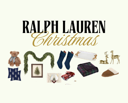 Ralph Lauren Christmas Aesthetic | Holiday Home Decor cover photo collage