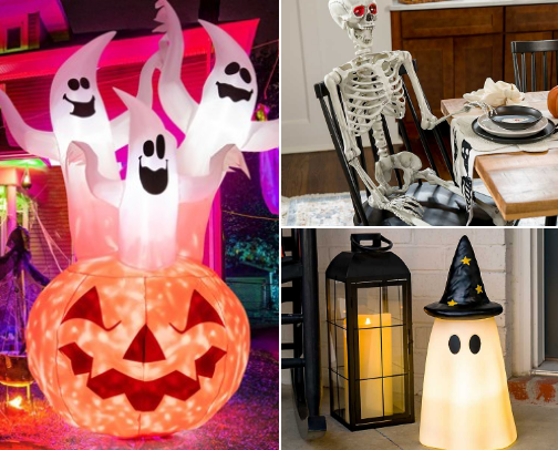 Halloween Decorations cover photo collage