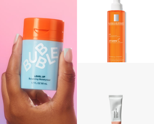 Brightening, hydrating and affordable skincare that your cover photo collage