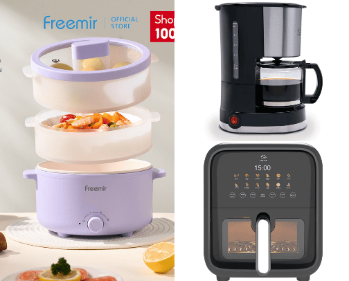 Perlengkapan alat elektronik dapur yang harus kamu punya! cover photo collage