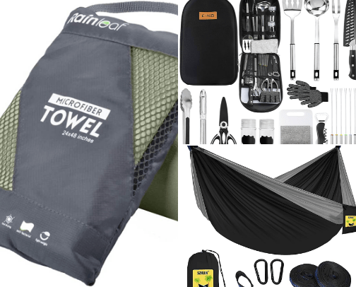 Camping Must Haves cover photo collage