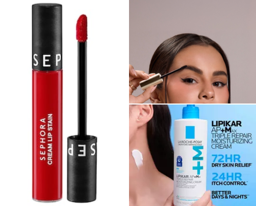 Makeup Favorites. cover photo collage