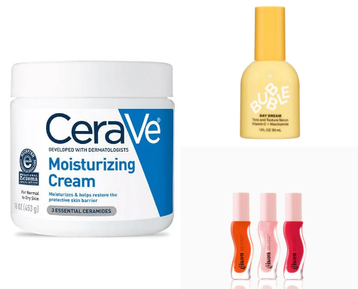 Skin care/makeup cover photo collage