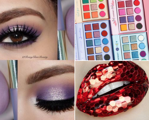 Makeup and beauty cover photo collage
