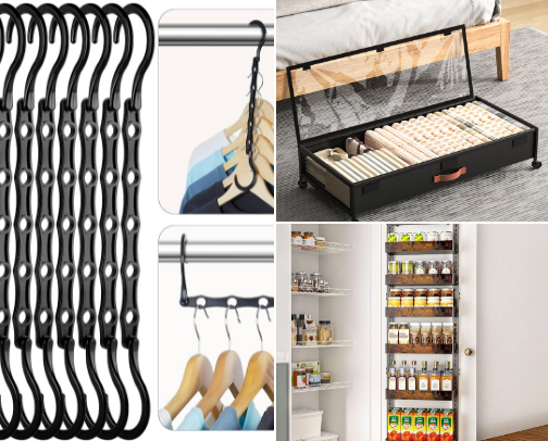Small Space-Savers: Genius Organizers for Tiny Apartments & Rooms cover photo collage