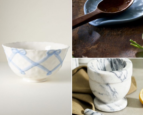 Anthropologie Home Finds cover photo collage
