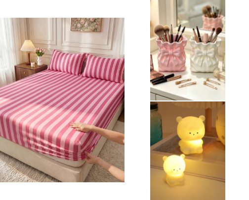 Decorate your dorm room! cover photo collage