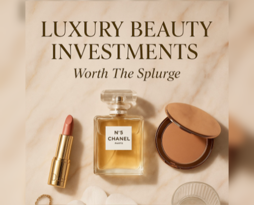 Luxury Beauty Investments: High-End Skincare and Makeup Worth The Price cover photo collage
