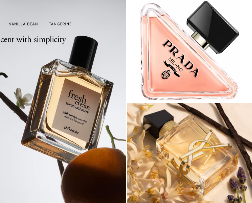 Find your scent and be recognizable by it. cover photo collage