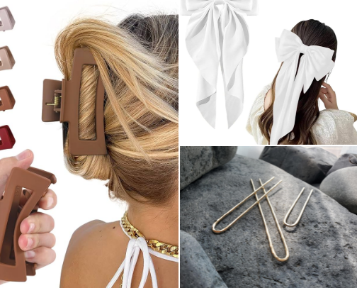 ✨ Hair Accessories: The "It Girl" Collection ✨ cover photo collage