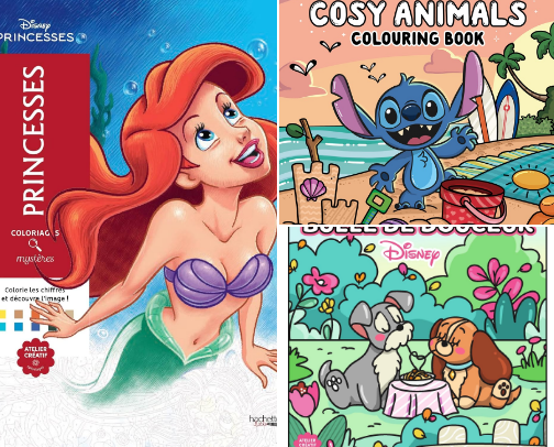 Disney Cozy Coloring 🏰✨🫶🏾 cover photo collage