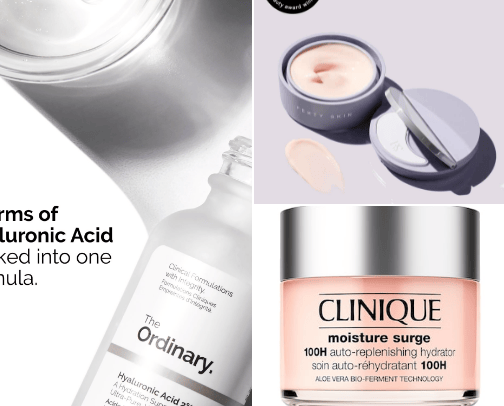 Skincare Products cover photo collage