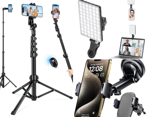 filming equipment that i use for content daily! cover photo collage