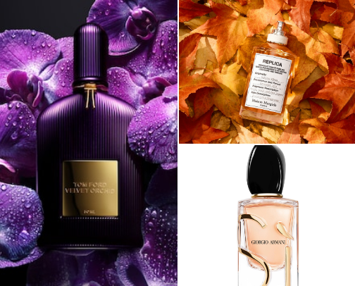 Seasonal Luxury Perfumes cover photo collage