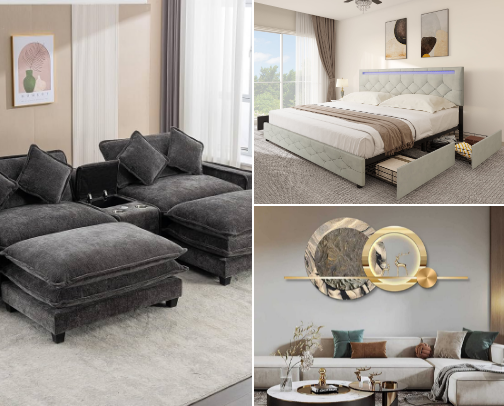 Home essentials cover photo collage