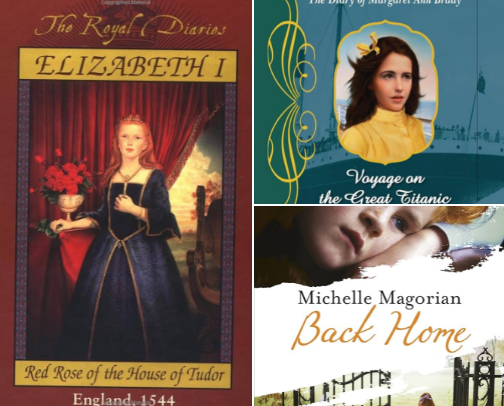 Historical fiction from my millennial girlhood: cover photo collage