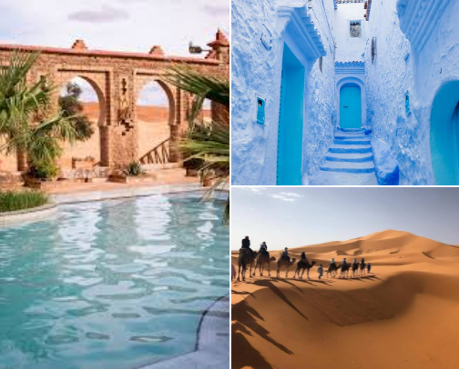 Best Hotels and Activities in Morocco - travel agent tested! cover photo collage