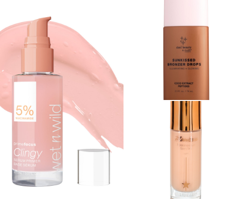 Drug store makeup...beautiful face cover photo collage