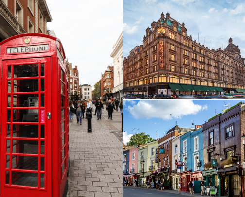 London Travel Guide 🇬🇧 cover photo collage