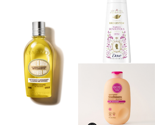 Everything Shower Favorites for Soft, Glowy Skin cover photo collage